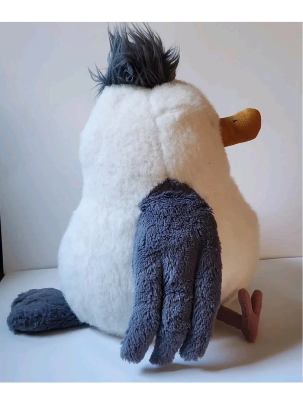 Authentic Jellycat Chip Seagull Medium Plush Soft Toy Bird White Gray